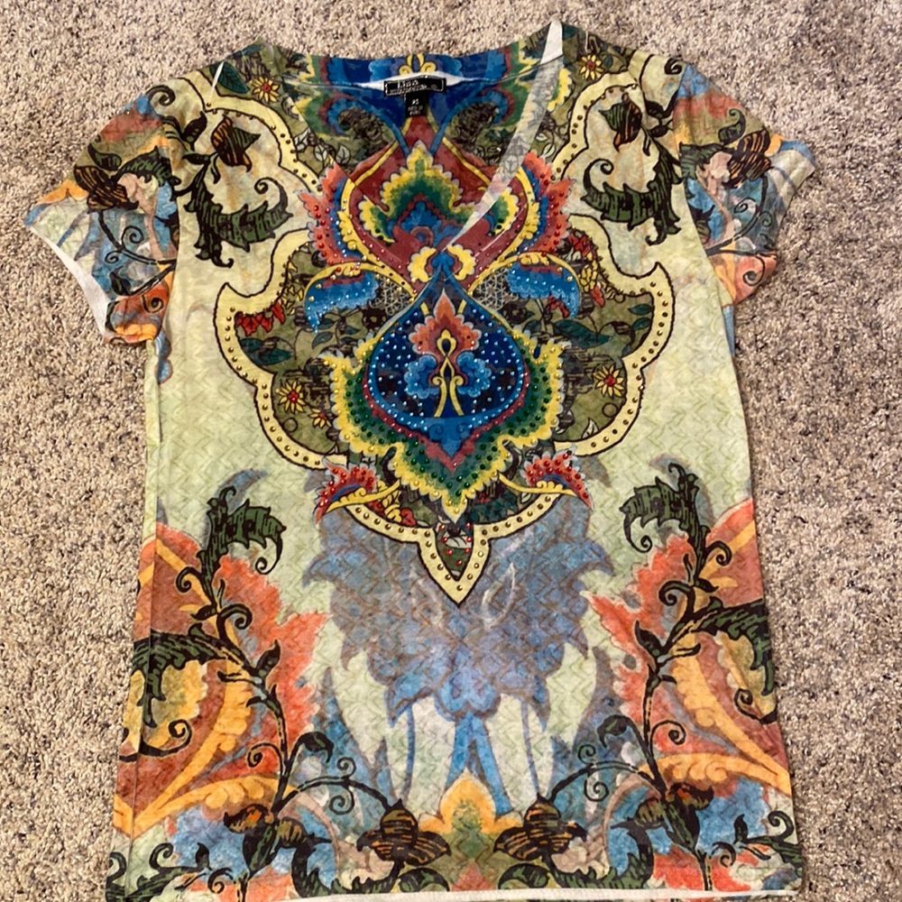 Colorful Light and Airy Ps Top